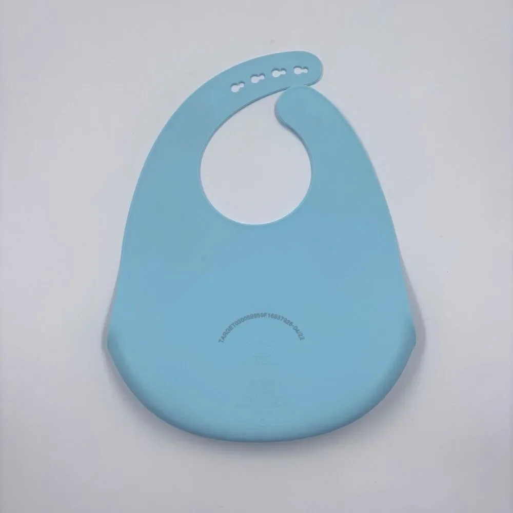 Cloud Island Silicone Baby Bibs Set Dark Blue Whale & Light Blue Dog Face